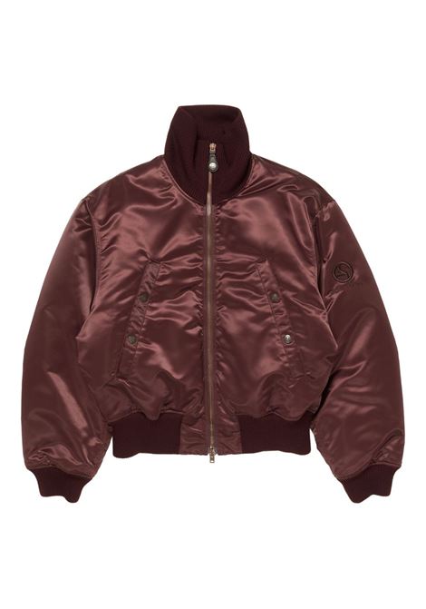 technical bomber jacket man burgundy ACNE STUDIOS | B90836479